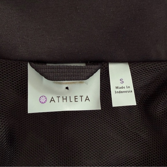 Athleta Black Sprinter Jacket Puffer Size Small - Picture 11 of 13